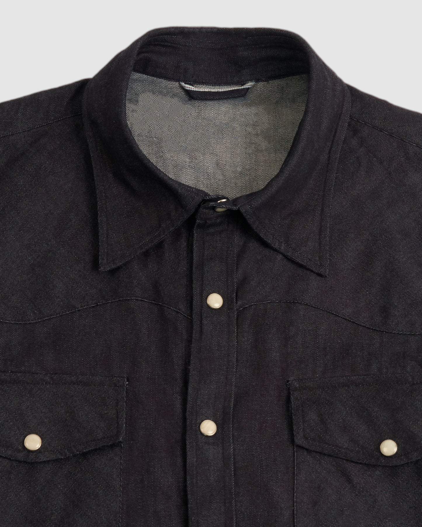 The Cattleman Raw Selvedge Denim Shirt - Indigo / 8Oz