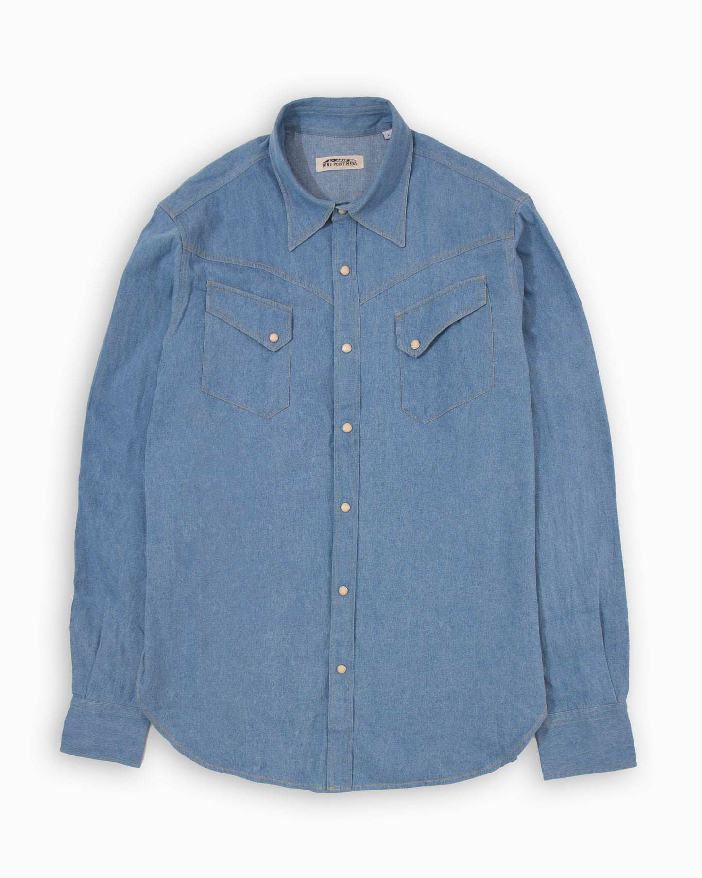 The Pacific Shirt - Light Washed Denim