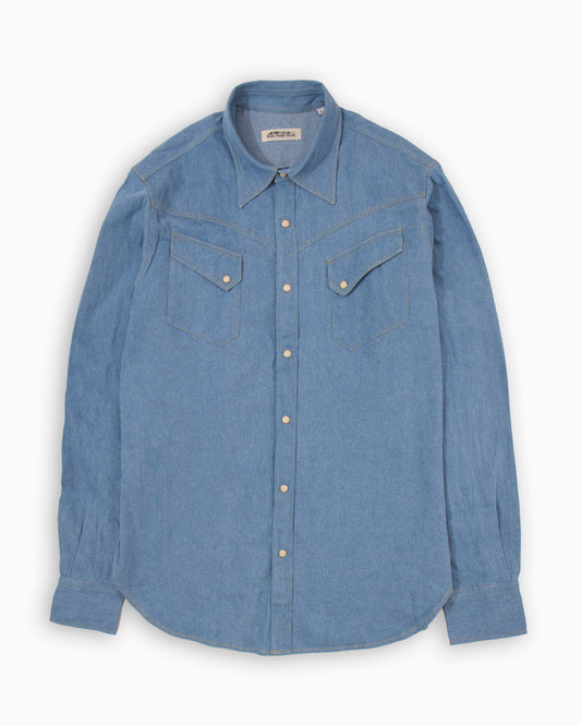The Pacific Shirt - Light Washed Denim