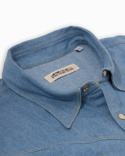 The Pacific Shirt - Light Washed Denim