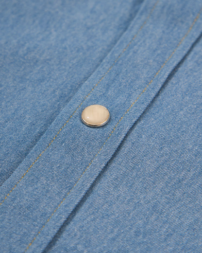 The Pacific Shirt - Light Washed Denim