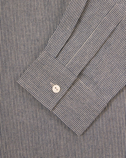 The Ranch Pullover Shirt - Salt and Pepper Stripped Chambray