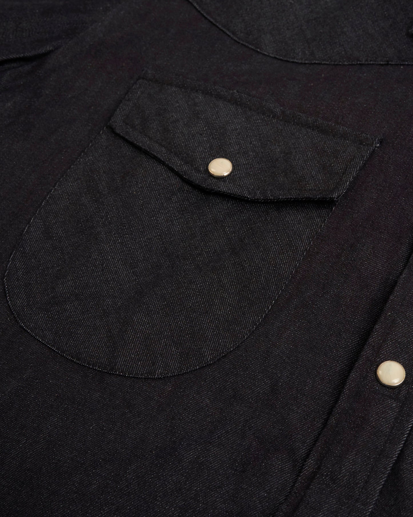 The Cattleman Raw Selvedge Denim Shirt - Indigo / 8Oz