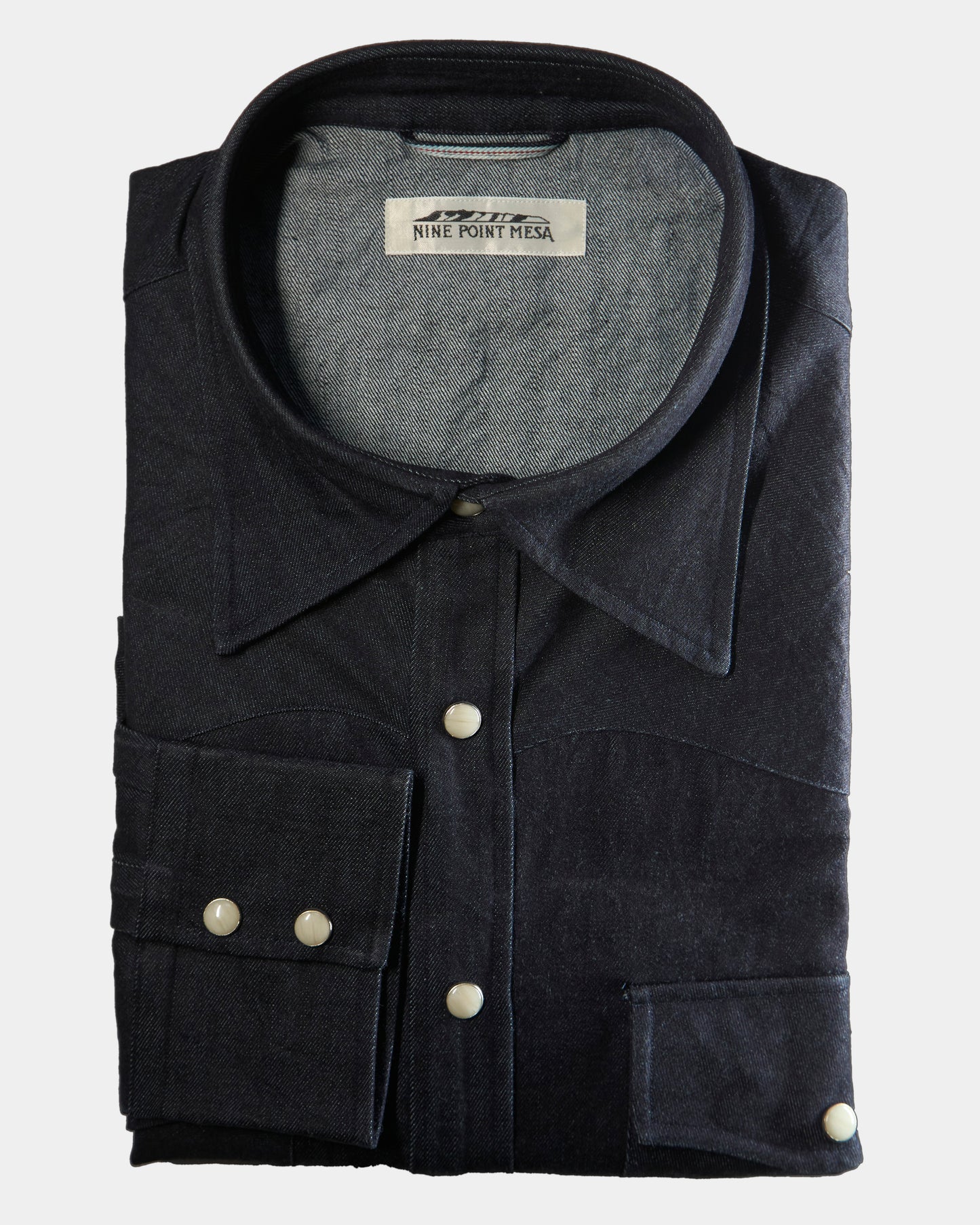 The Cattleman Raw Selvedge Denim Shirt - Indigo / 8Oz